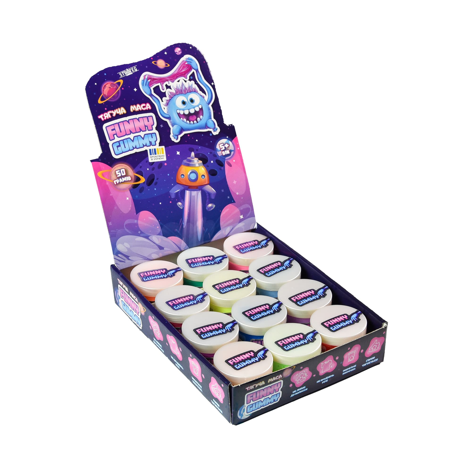 Тягуча маса Funny Gummy